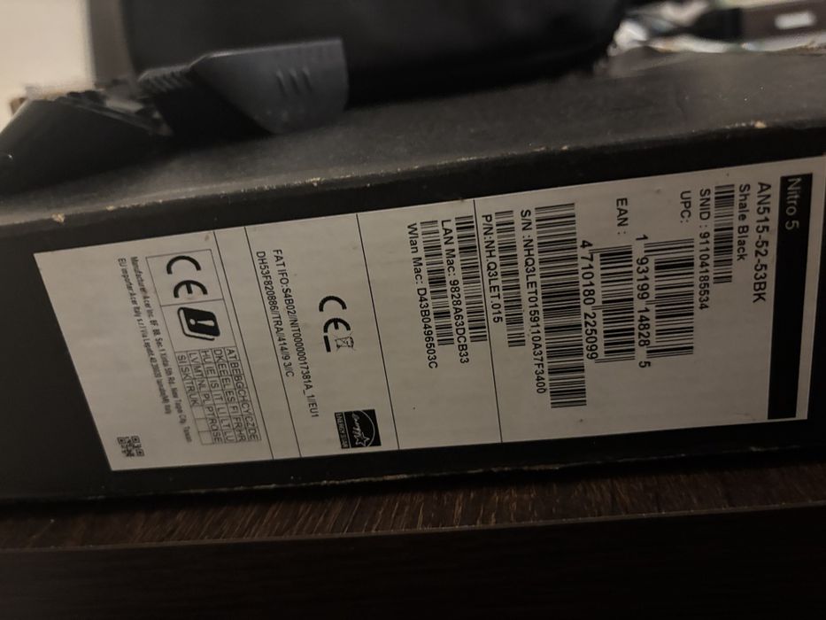 NITRO 5  Shale Black  i5 / 16GB RAM / 1TB / GTX 4GB  do gier i pracy