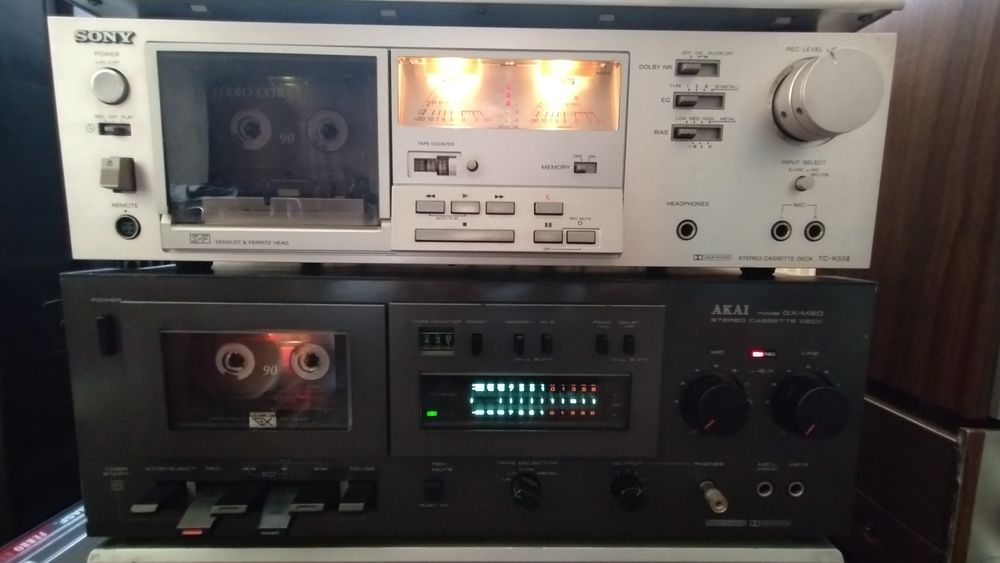 Sony. Akai.кассетные деки .