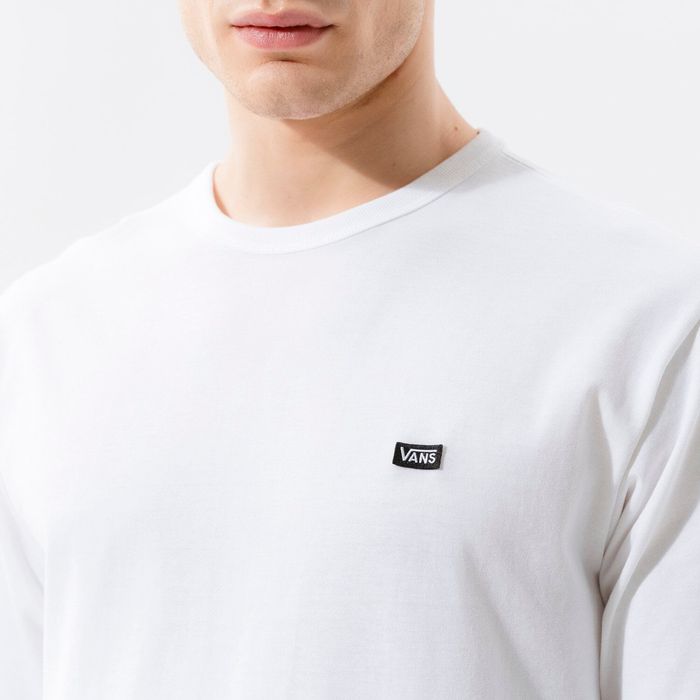 T-shirt z długim rękawem biały Vans S