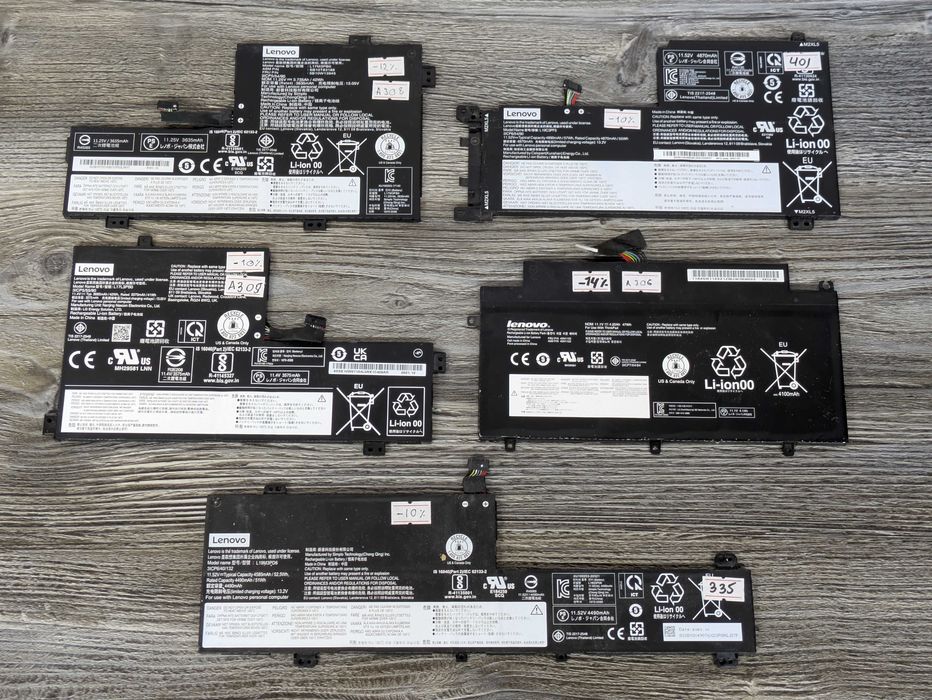 Акумулятор батарея LENOVO L19C3PF5 / 45N1123 / L17M3PB0 / L17M3PB0 / L19C3PD6