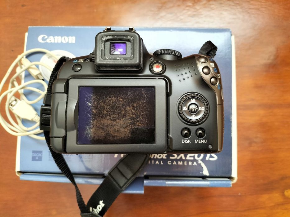 Canon PowerShot SX20 IS usada / para peças