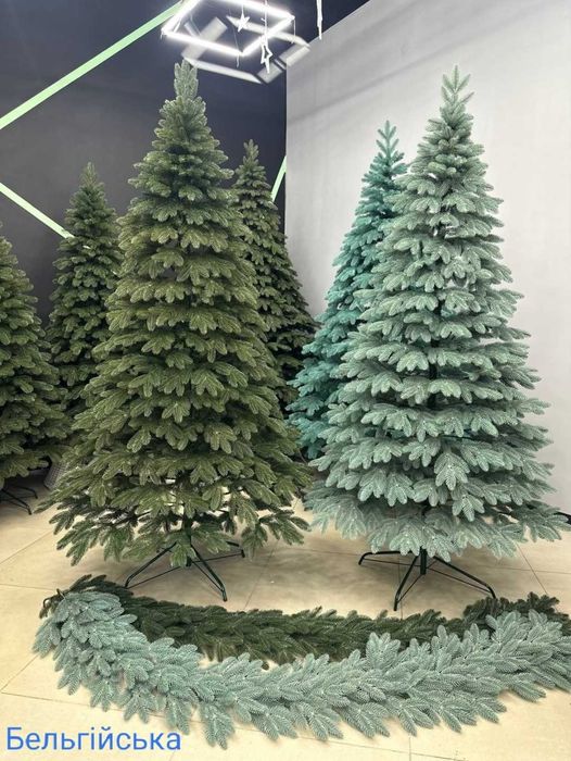 Акція!Лита ялинка штучна преміум якості!Бельгійська!Литая ель