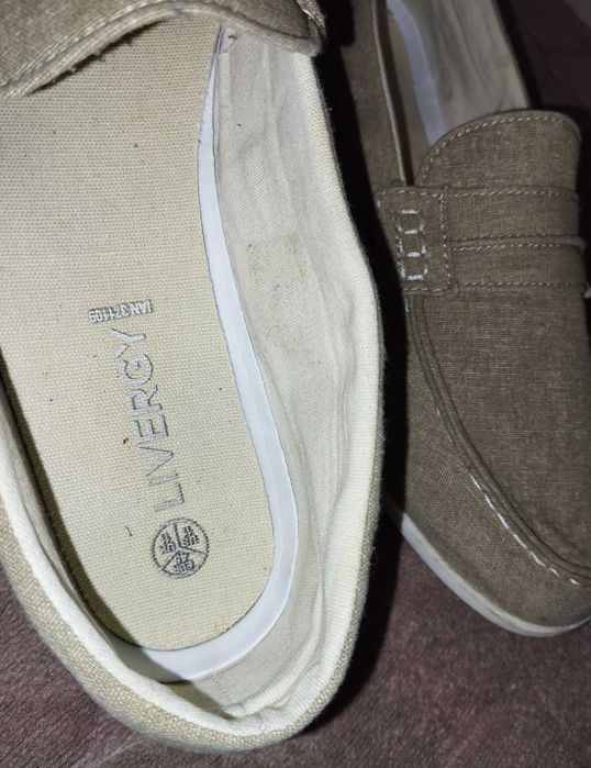 Мокасіни чоловічі класичні льняніLivergy top men