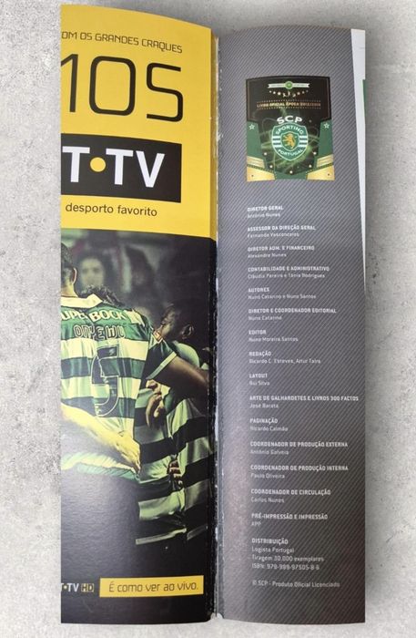 Livro Oficial Sporting Época 12/13