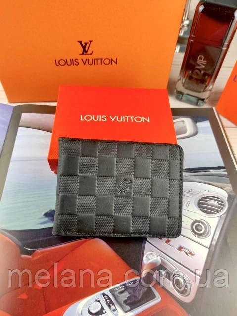 Мужской кожаный кошелек Louis Vuitton Луи Витон гаманець чоловічий