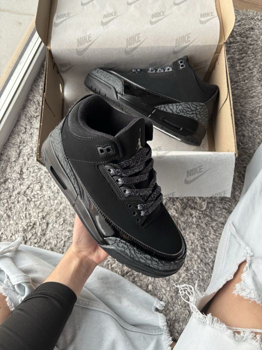 Jordan 3 Black Cat (36-45р)