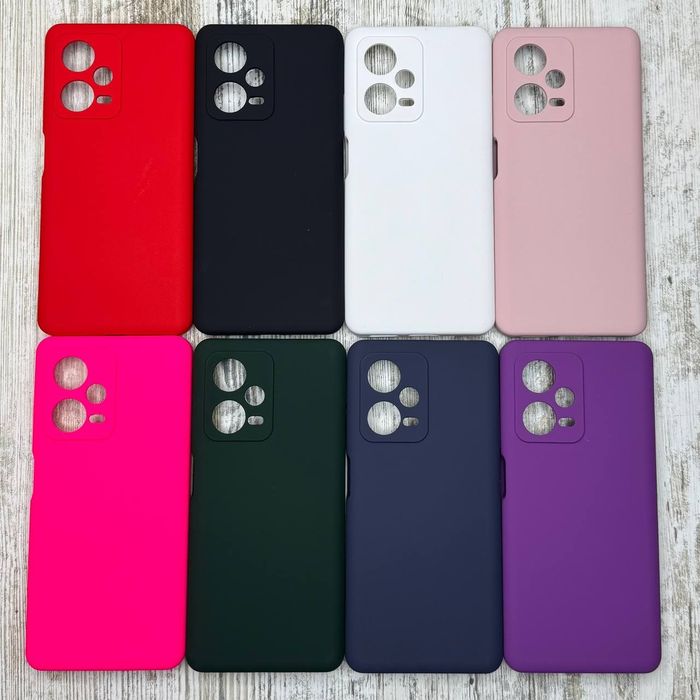 Не пачкаются! Чехол Silicone Case на Redmi Note 12 Pro+ 5G чохол