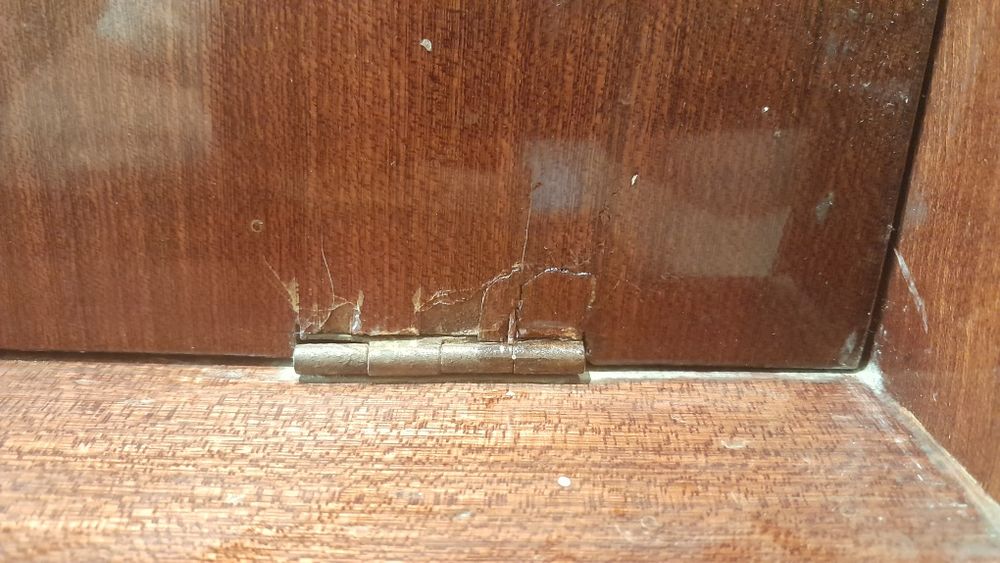 Consola vintage - anos 70 - 2 gavetas