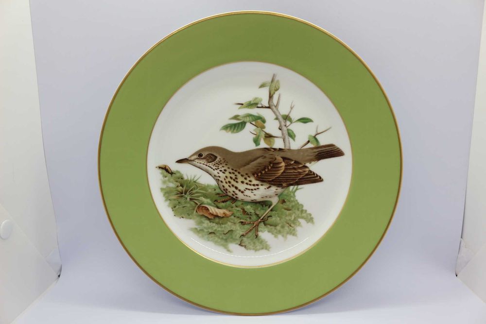 Prato Coleção Aves de Caça Nº 3 Tordo Comum Edição Limitada 1986/87