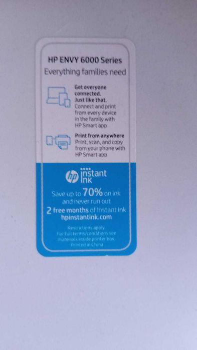 Impressora HP 6000 series