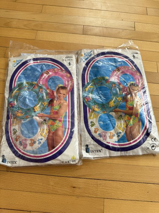 Intex Вінтажний Новий дитячий надувний круг для купання