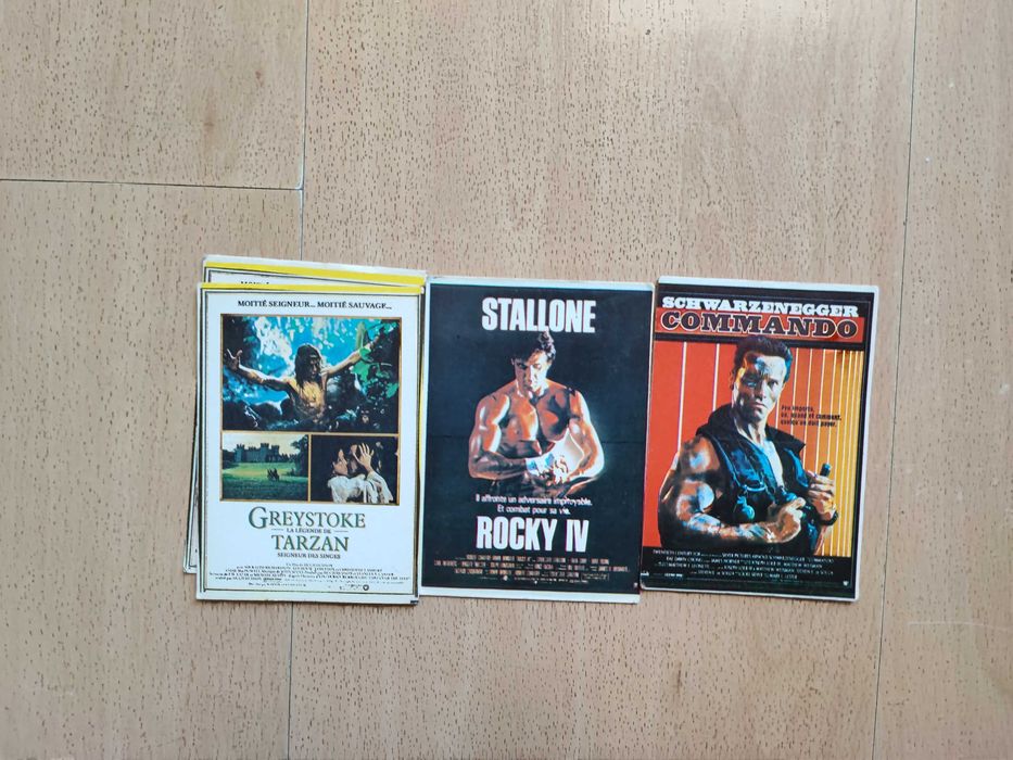 Coleção calendários 1986 de cartaz de cinema