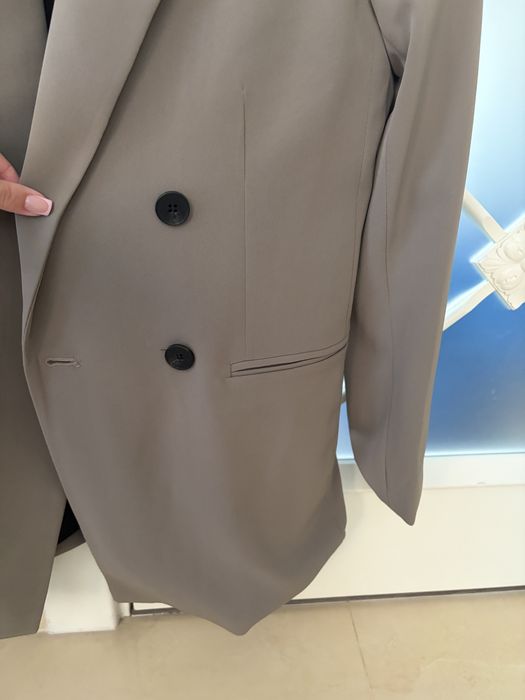 піджак H&M тауп оверсайз