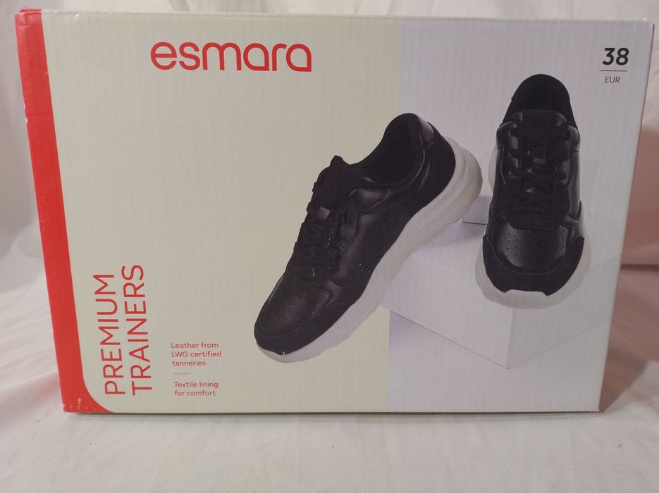 Buty Damskie Skóra r38 wkładka 24cm Esmara