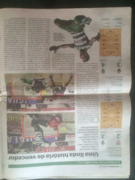 Hóquei em Patins - Jornal Sporting - Conquista da Taça Cers - 2017