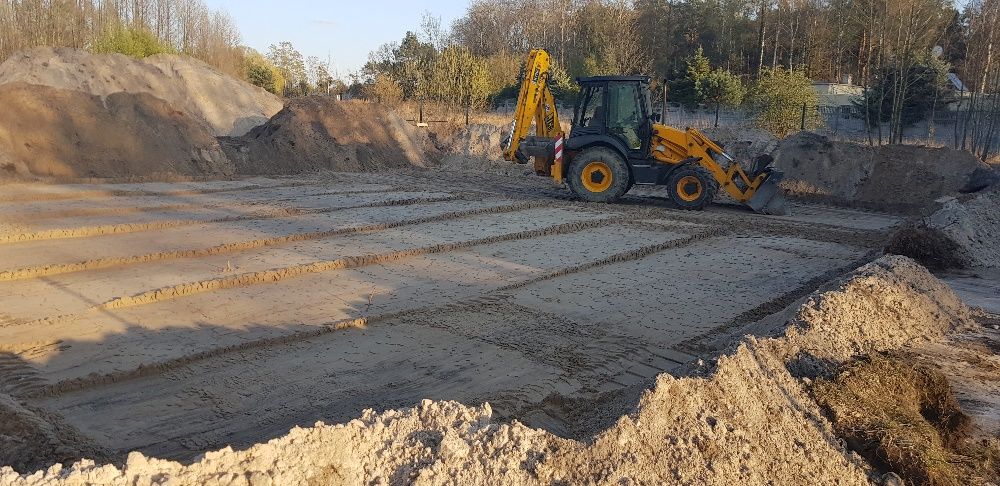 Usługi koparko ładowarka Koparka Rowy Piesek Rozbiórki Wyburzenia