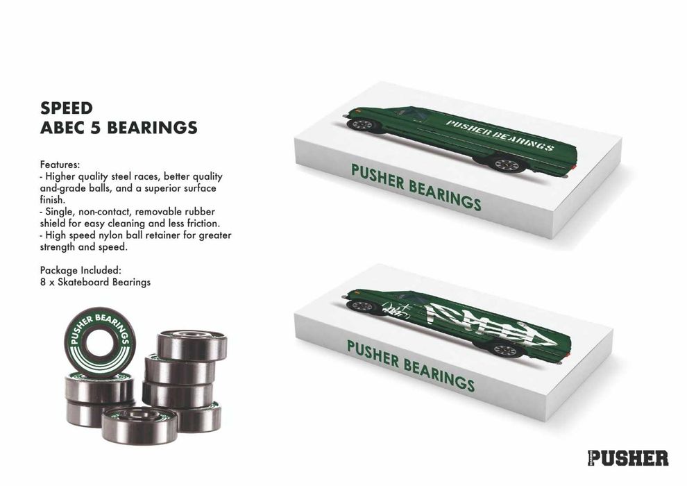 Rolamentos Skate Pusher Bearings