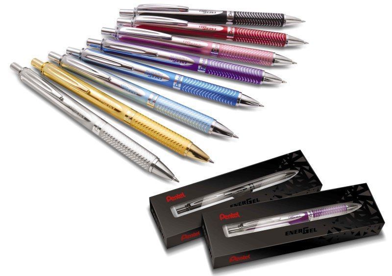 Eleganckie Pióro Kulkowe Energel 0,7 Mm Bl407Zc W Etui