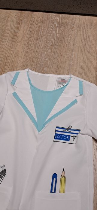Strój przebranie kostium doktor