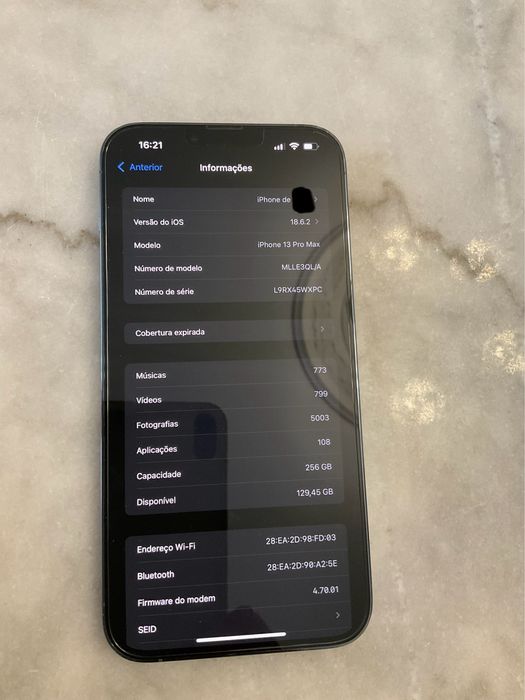 iPhone 13 Pro Max, Sierra Blue, 256GB