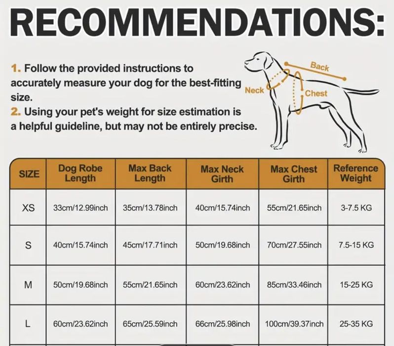 Халат-полотенце для собак после купания