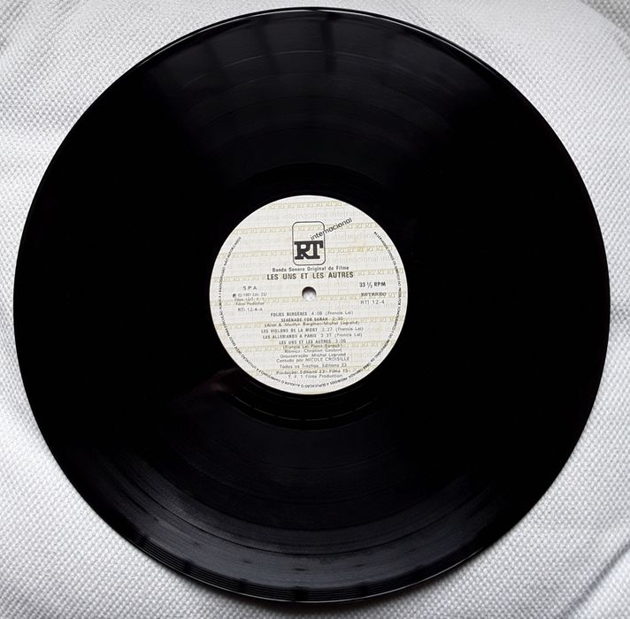 Disco lp dulpo em vinil "Les uns et les autres", Bande originale