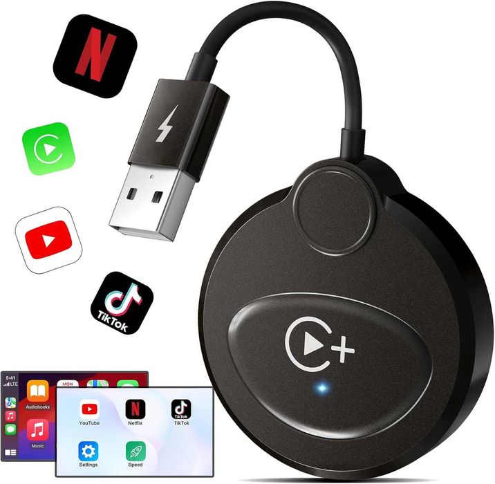 Bezprzewodowy adapter Video Carplay Netflix Youtube
