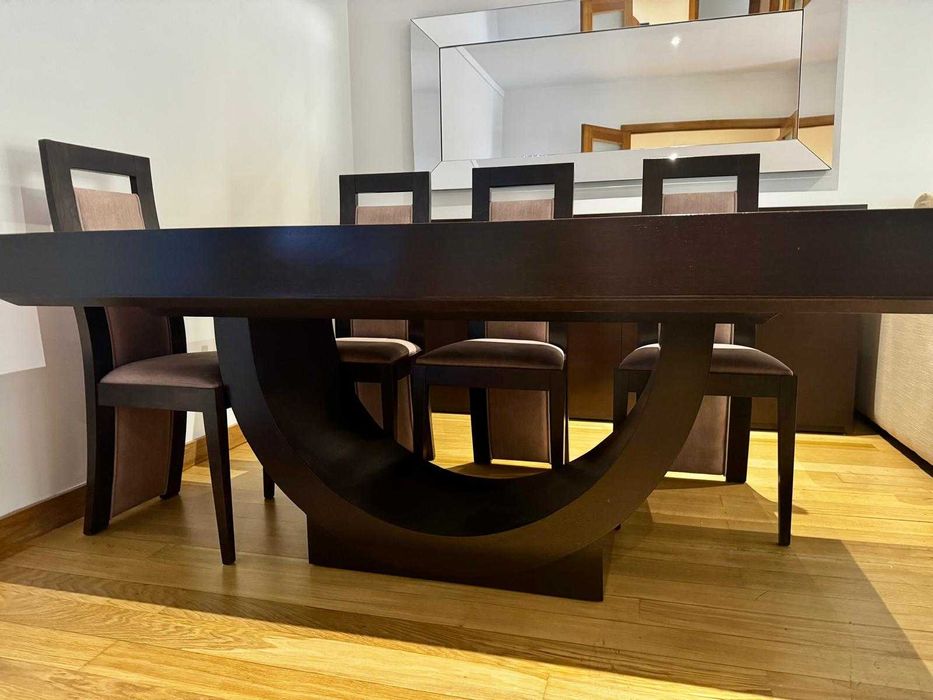 Mobília sala de jantar moderna em Wenguê