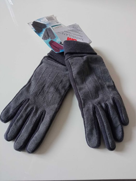 Thinsulate welur damskie r 7/8 rękawiczki męskie r 9/10