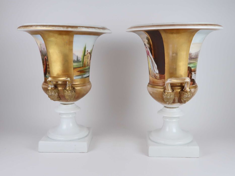 Par de Jarras Vieux Paris Séc. XIX