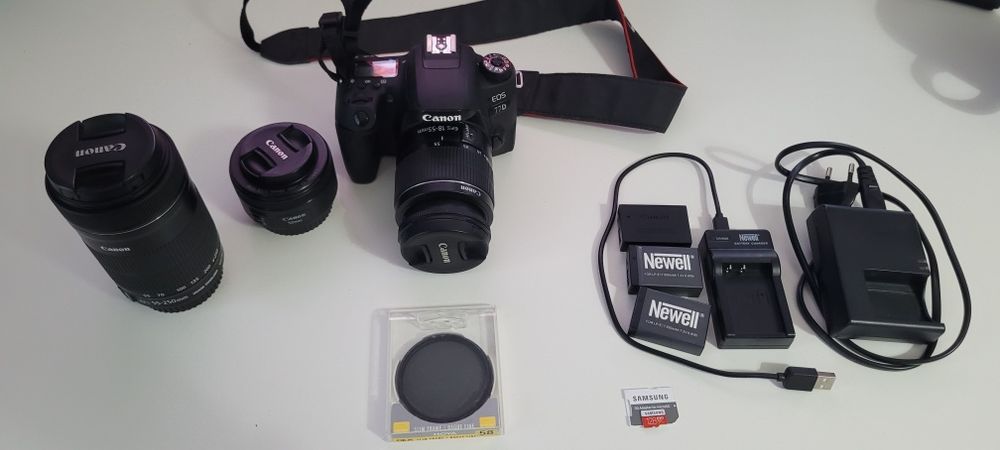 Canon EOS 77D + obiektywy