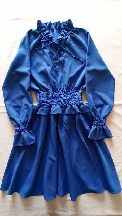 Sukienka kobaltowa rozm. XS