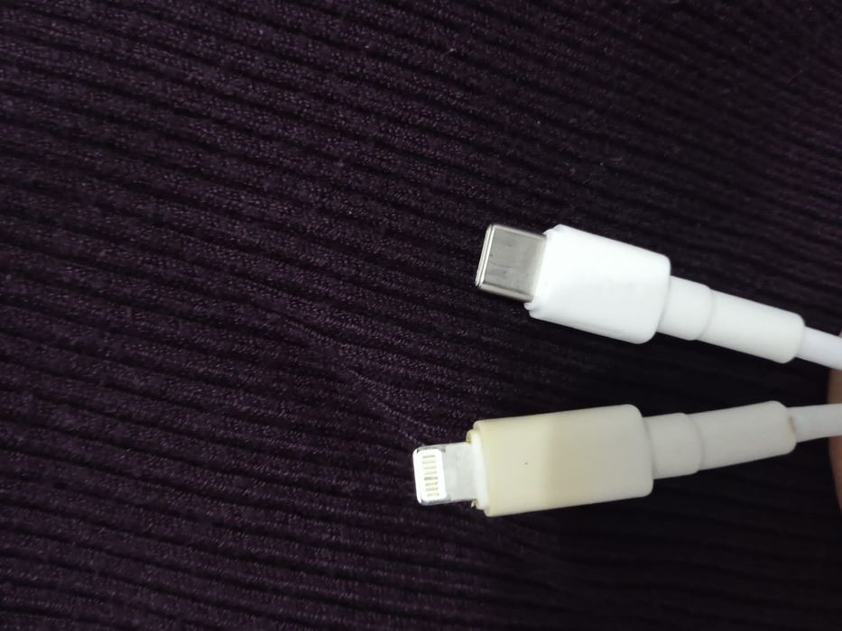 Кабель Type C переходник на айфон быстрая зарядка fast charge