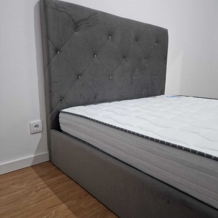 Camas de Casal Estofadas de Luxo 199€ Disp. em Várias Cores! 190x140m!