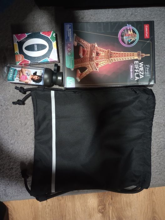 Puzzle 3D gra bidon worek