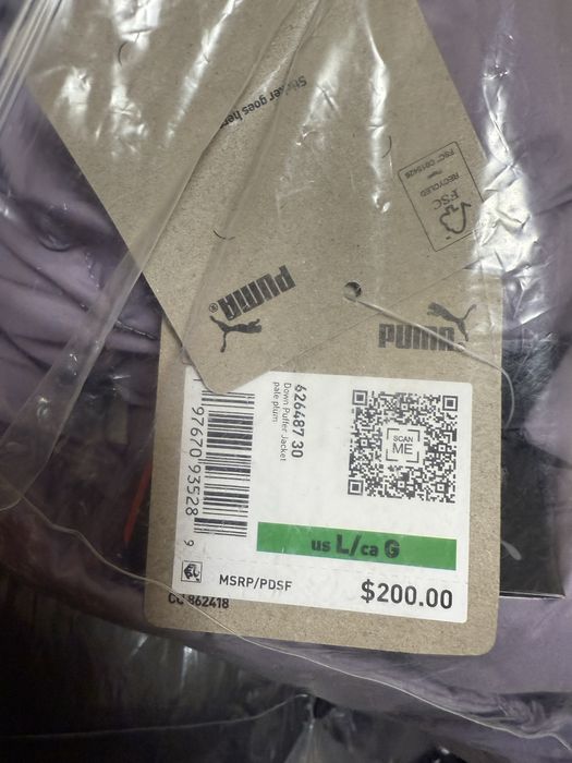 Usa ! Куртка Puma оригинал модель 2025 р.L