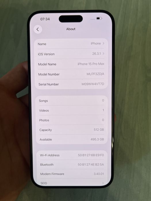 iPhone 15 Pro Max 512gb