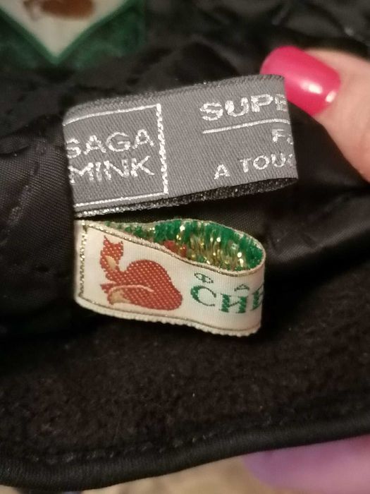 Берет из цельной натуральной норки (фабричный)