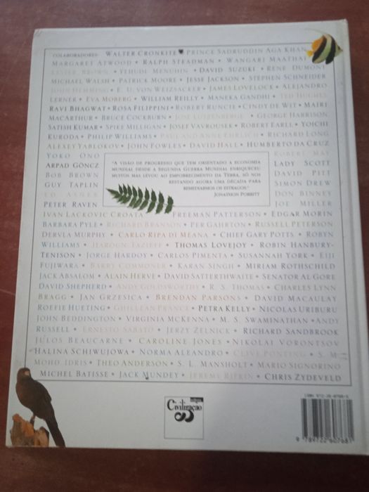 O livro Salvemos a Terra