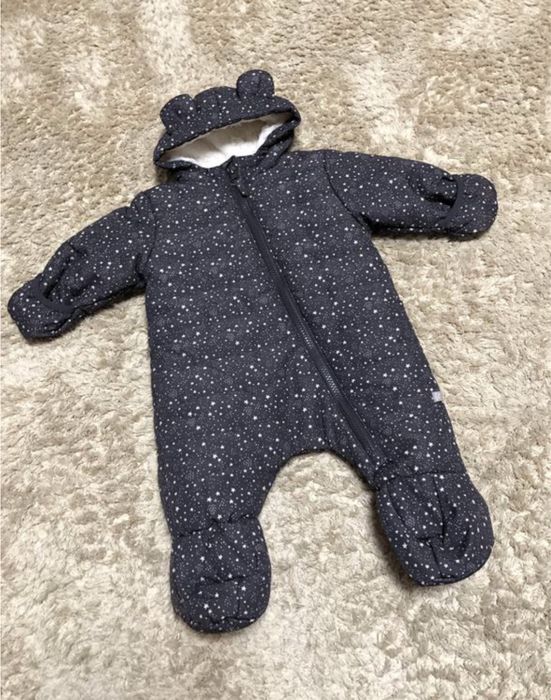 Теплий комбінезон на 1-3 місяці