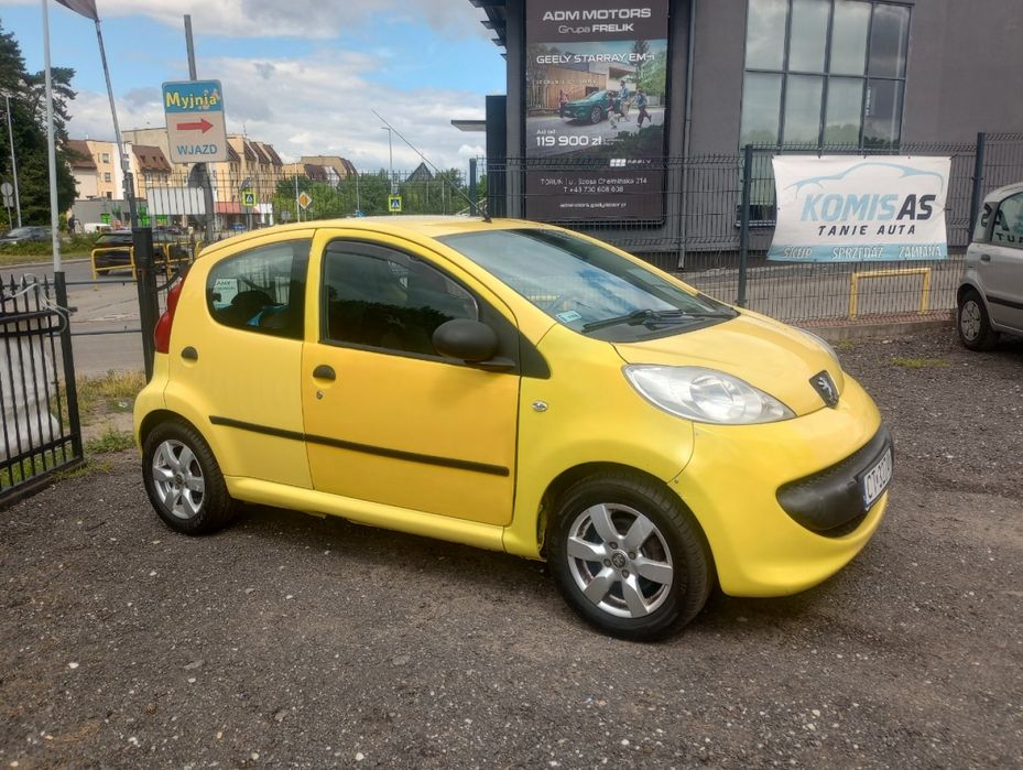 Peugeot 107 1.0B 68KM 2006r * dwa komplety kół * TORUŃ