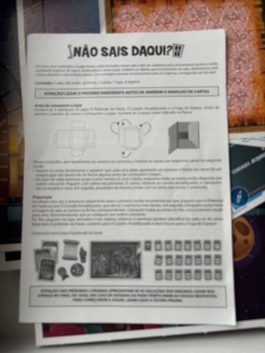 Jogo Tabuleiro Não Sais Daqui - Clementoni