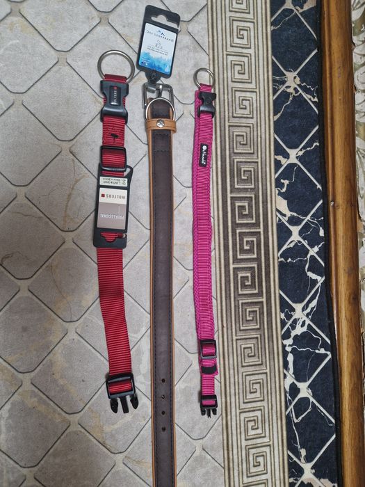 Продам новый кожанный немецкий ошейник для собак