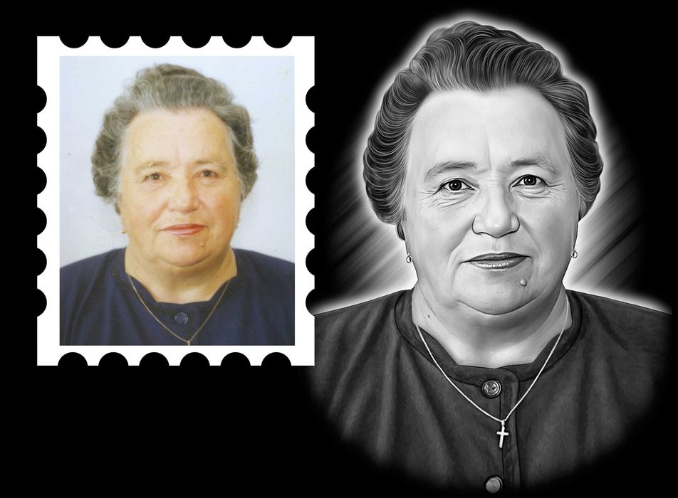 Ретуш фото для гравіювання на пам'ятник, граніт, фотокераміка