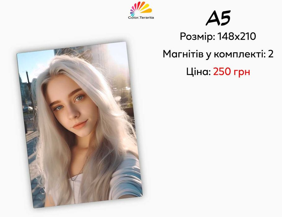 МАГНІТИ з ФОТО вінілові, календарі, polaroid | дарунок на холодильник