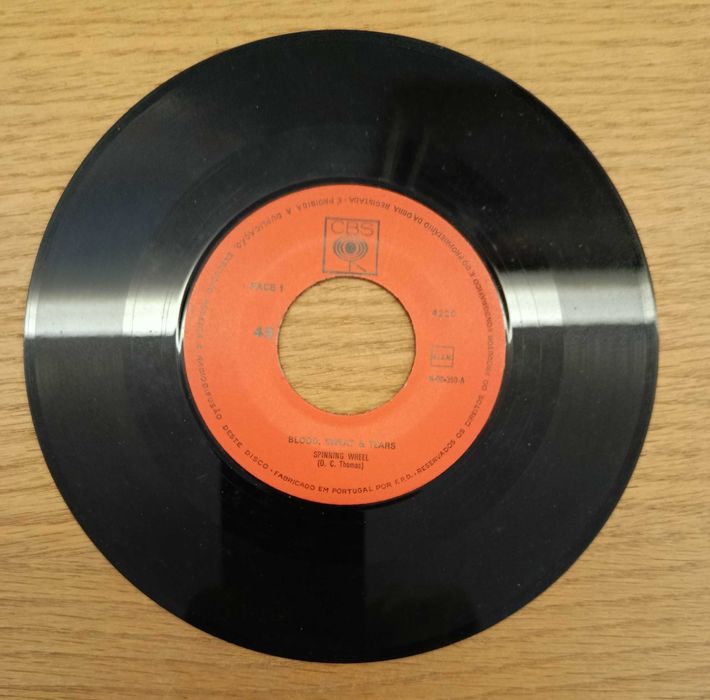 Disco vinil, single - Blood Sweat & Tears - Spinning wheel