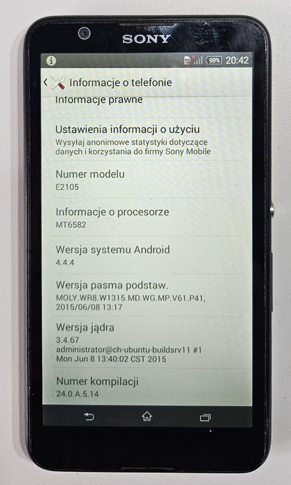 Telefon Sony Xperia E4