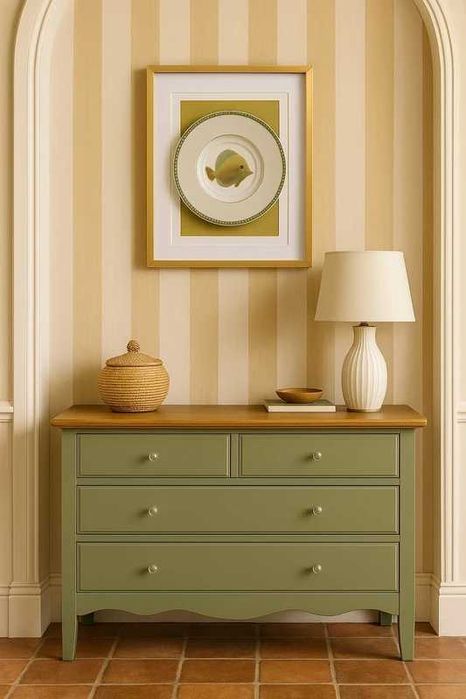 Quadro com prato (peça única)