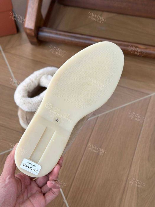 Под заказ жеские лоферы Loro Piana натуральній мех Лоро Пиано замш