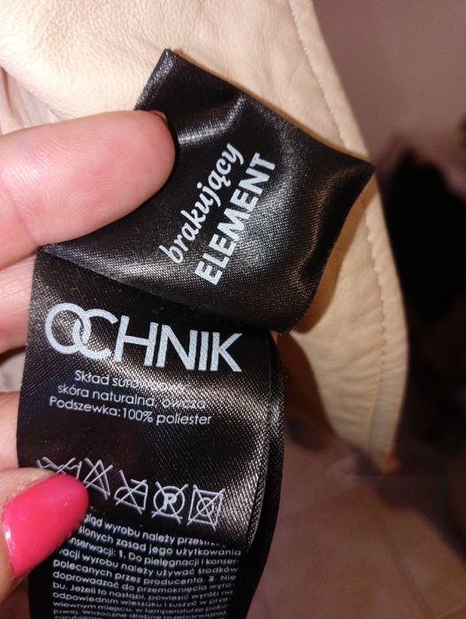 Skórzana Ramoneska Ochnik r xxs